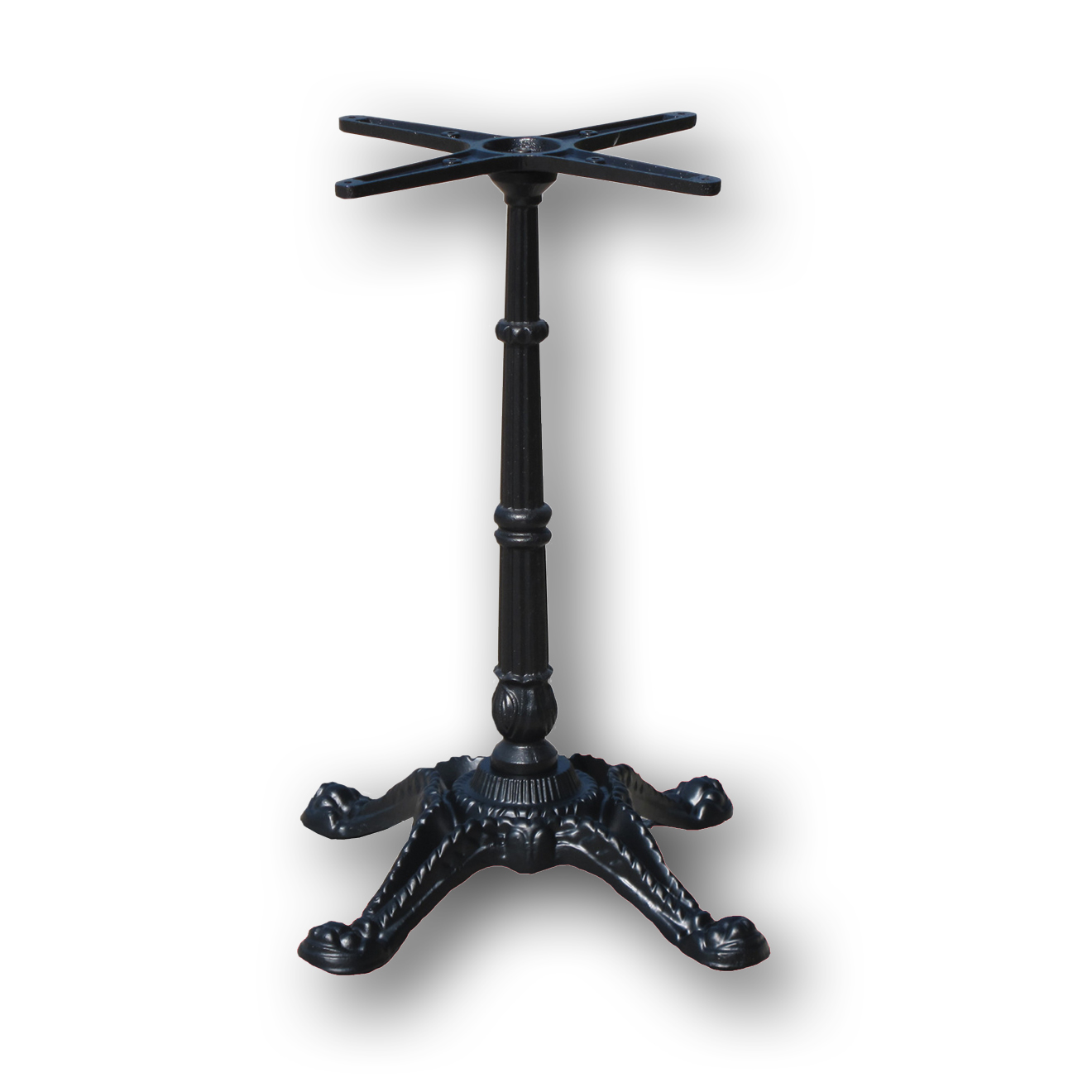 5013-1 5013-1 Table base cast iron tiger feet four leg 560x560mm