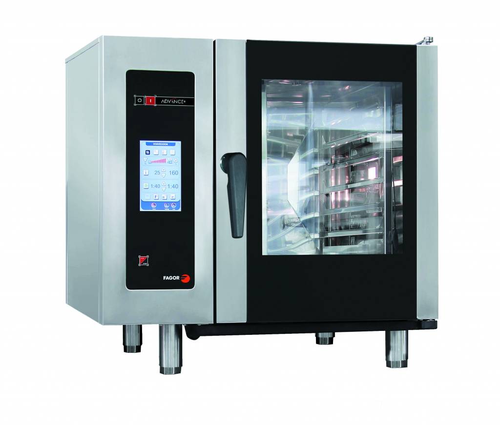 ape-061 Fagor 6 trays electric advance plus touchscreen control combi oven APE-061