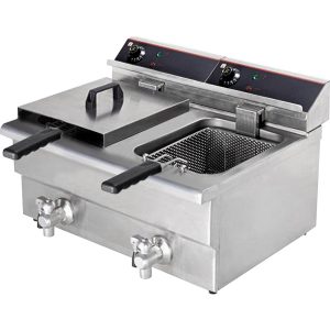 BEF-172V 15 Amp Double Benchtop Electric Fryer