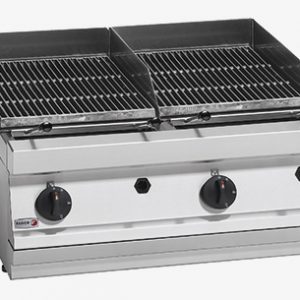 Fagor 700 series - Gas charcoal 2 grid grill BG7-10