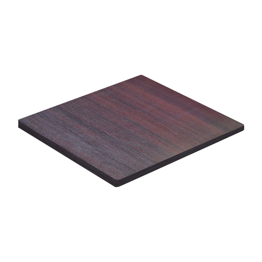black-oak-square HLX-88B Square 800mm Table Top - Black Oak