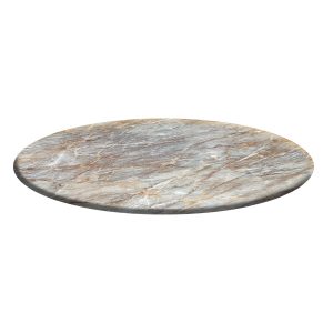 BLH-R100BM Round 1000 Laminate Table Top - Grey Marble Type