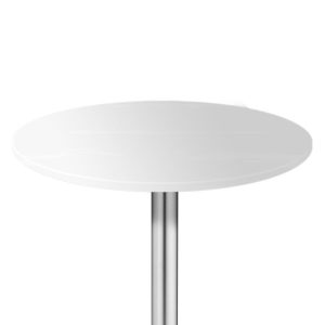 BLH-R70W Round 700 Laminate Table Top - White
