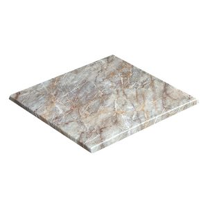 BLH-S77BM Square 700 Laminate Table Top - Grey Pearl Marble
