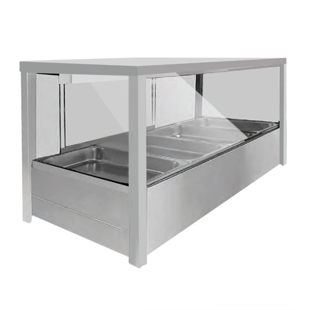 bm14sd_1 BM14SD Heated Wet 8 x ÌÑ å? Pan Bain Marie Square Countertop Display