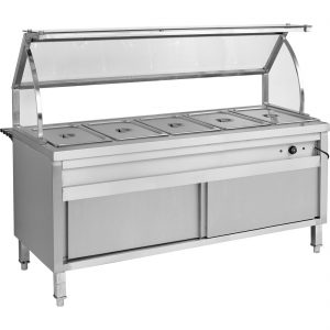 BS5H Heated Five Pan Bain Marie Cabinet