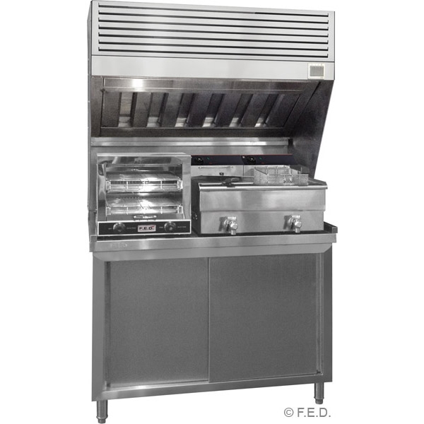 btop_hood1200_on-bench_3_2 Stainless Steel Hood with filters 1800mm long - HOOD1800A
