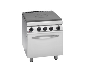 Fagor 700 series natural gas cast iron solid top with gas oven CG7-11