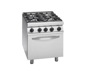 Fagor 700 series natural gas 4 burner gas range with gas oven CG7-41H