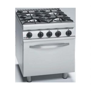 Fagor Stainless Steel Gas Range with Electric Oven - CGE7-41H