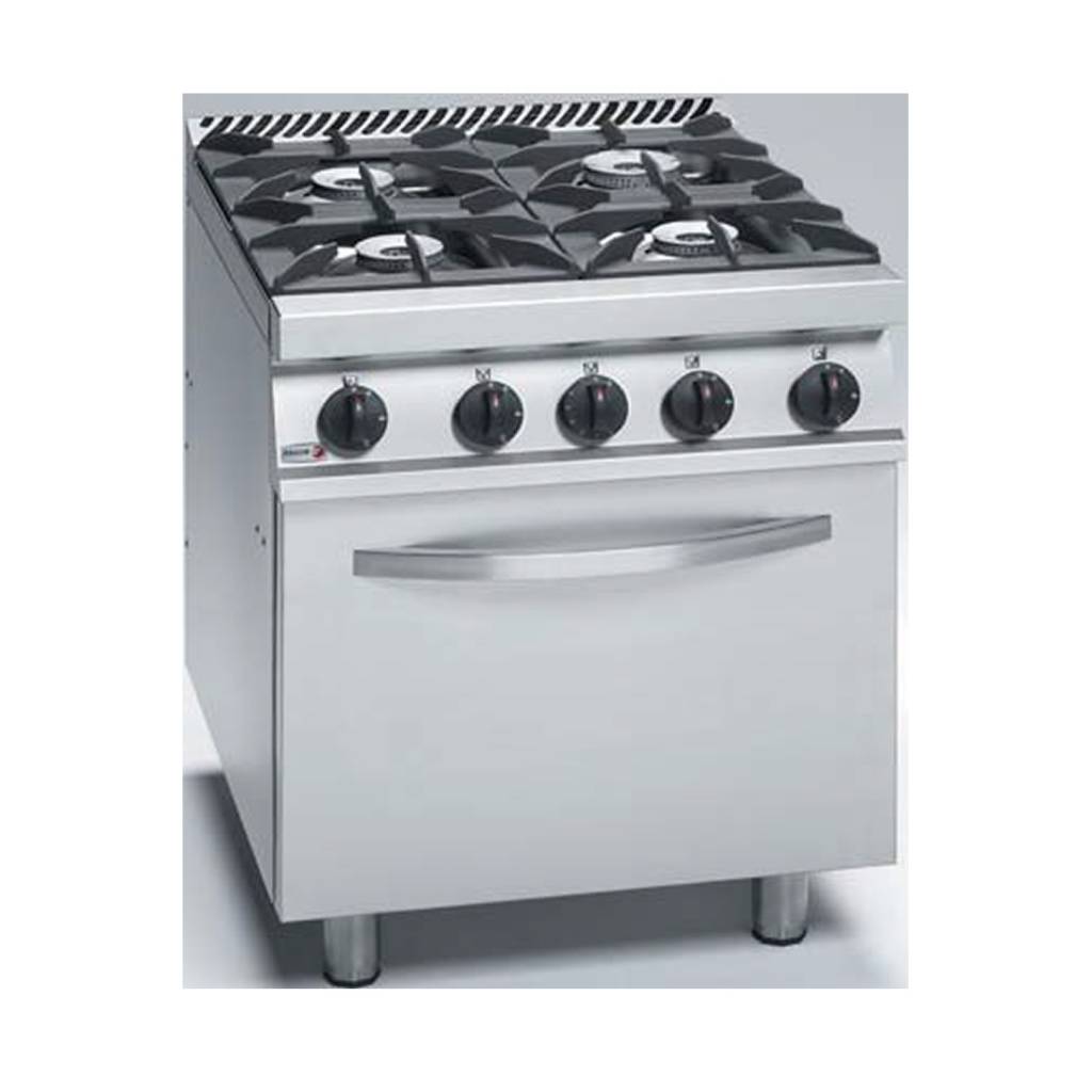 cge7-41h Fagor Stainless Steel Gas Range with Electric Oven - CGE7-41H