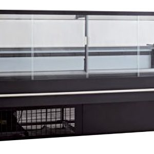 Square front glass Deli Display - DD2000S