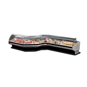 PAN1500 - Curved front glass deli display