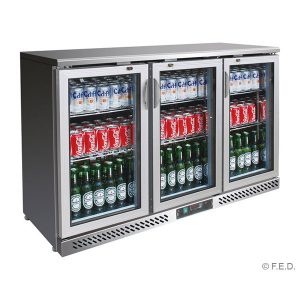 SC316SG Three Door Ss Drink Cooler