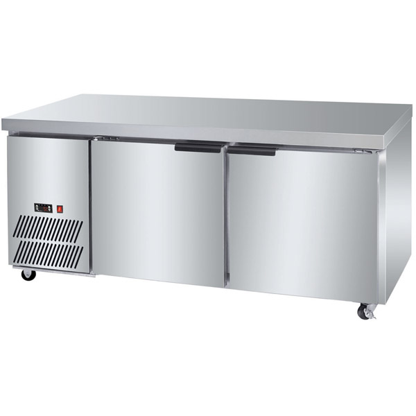 frig_bench_lowboy_lbf150 LBF150 2 large door Lowboy Fridge