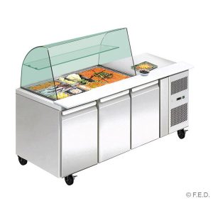 THP3100SALGC three door DELUXE Salad Bar