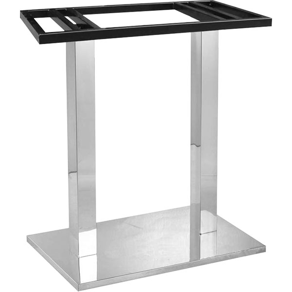 furn_base_8003-3-1000 8003-3 Rectangle Stainless Steel Table Base 1000H