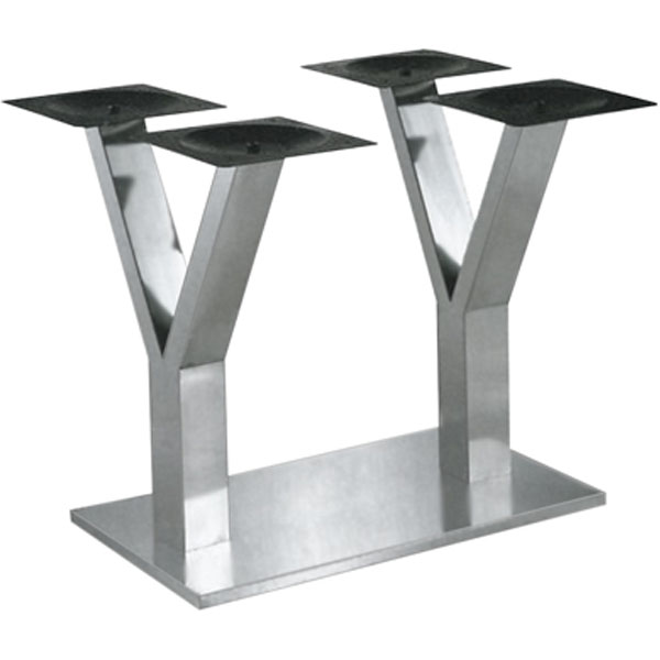 furn_base_sl13-58-576_1_1 SL13-58-576 YY-Shape Stainless Steel Table Base 350H