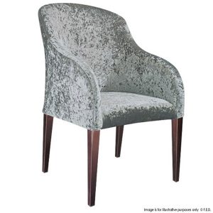 YQ-A584BS Armchair Mentore 1 Black Silver