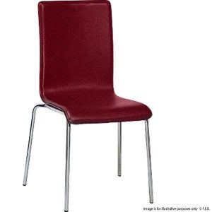 SL52-673PR Dining Chair Cafe2 Purple Red