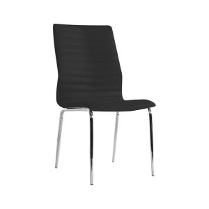 LKL-003B Colourful Curved Chair - Black