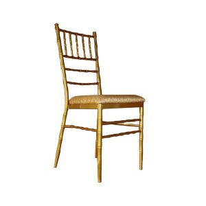 P-803-1 Bamboo Chair - Gold