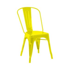 MR1234Y Outdoor Dining Chair - Iron - Yellow