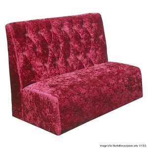 SL12-295S Lounge Single Red Velvet 1100x600x1100