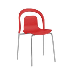 LKL-010R Stylish Art Deco Chair - Red