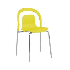 LKL-010Y Stylish Art Deco Chair - Yellow