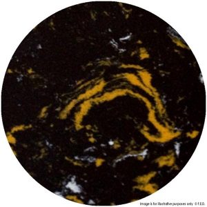 FY-R60PBL Black & Gold Swirl Marble Round 600x15
