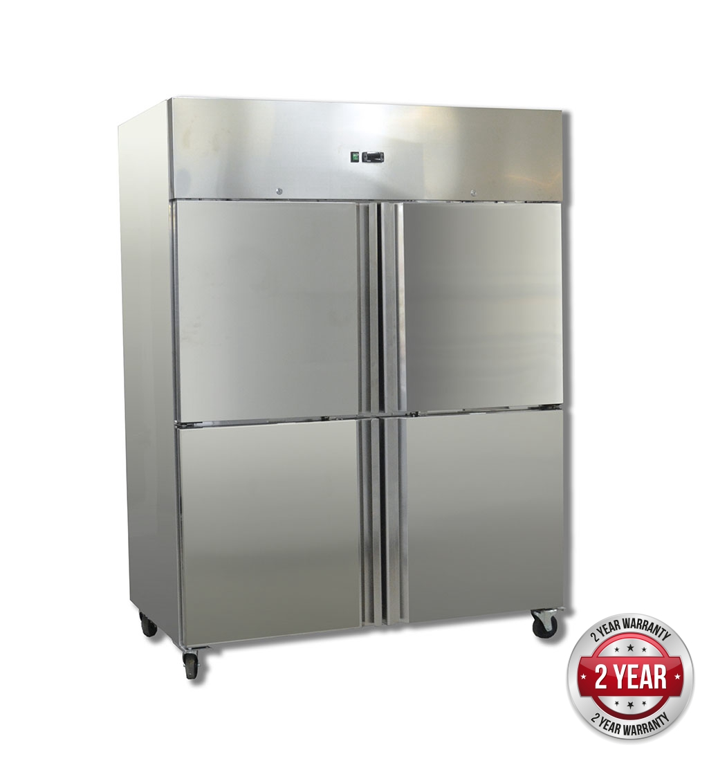gn1410tnm_3 GN1410TNM GRAND ULTRA Four 2/1 S/S Door Upright Fridge