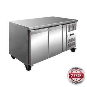 GN2100BT TROPICALISED 2 Door Gastronorm Bench Freezer