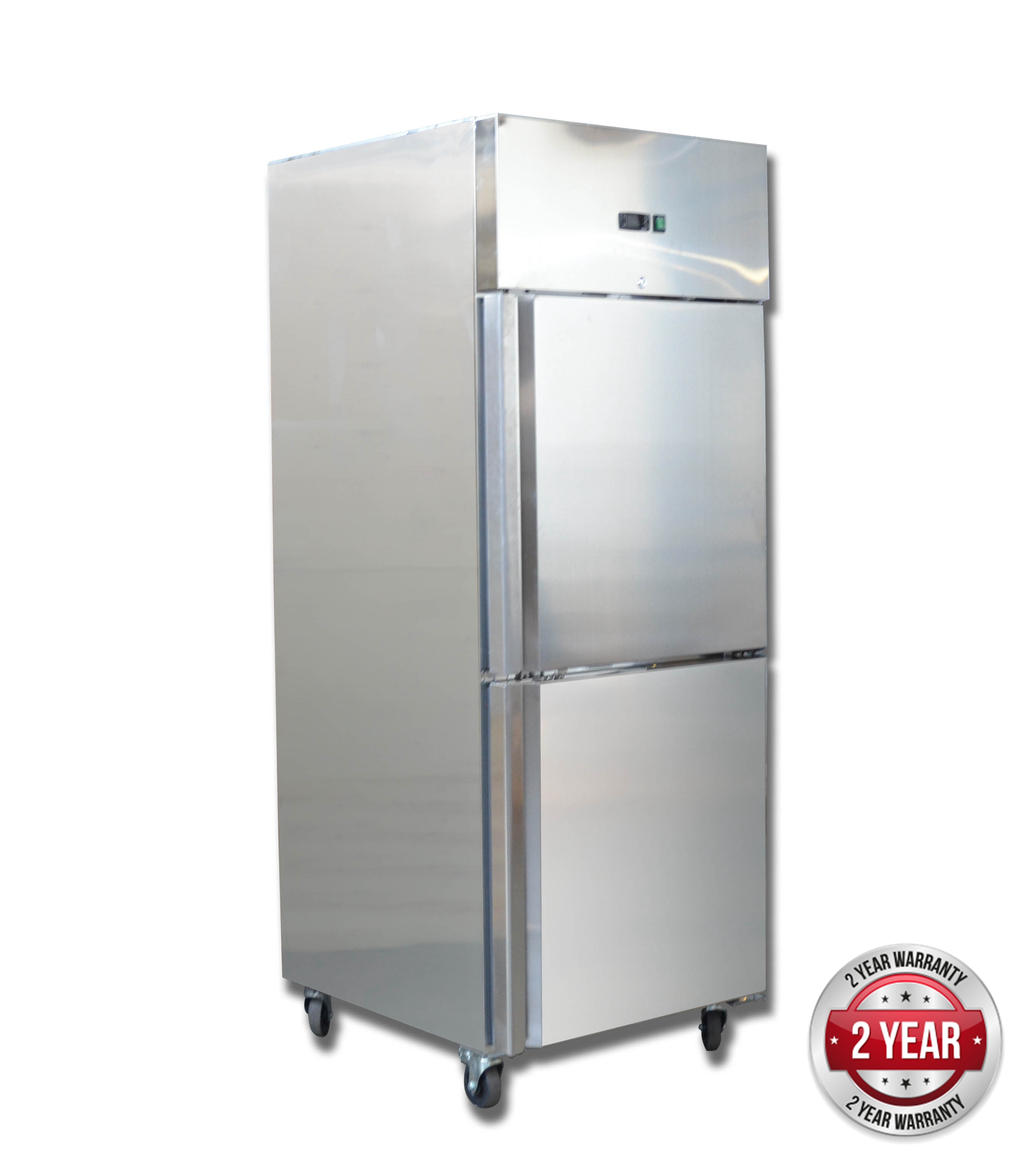 gn650btm_3 GN650BTM GRAND ULTRA Double 1/2 S/S Door Upright Freezer 685L