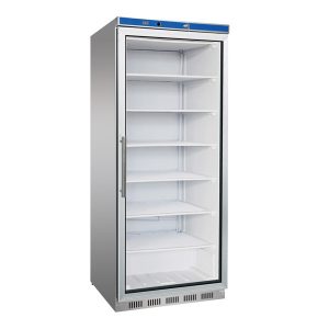 HF600G S/S Display Freezer with Glass Door