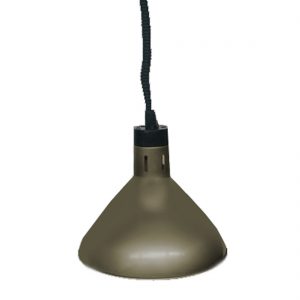 Pull down heat lamp antique bronze 270mm Round HYWBL07
