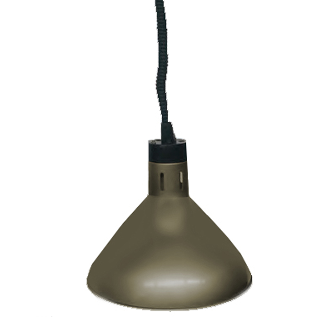 hywbl07-antique-bronze Pull down heat lamp antique bronze 270mm Round HYWBL07