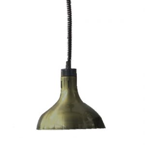 Pull down heat lamp antique bronze 290mm Round HYWCL11