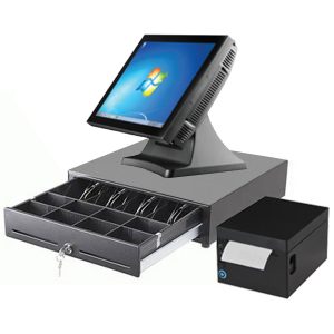 J2 Aures 680 Commercial POS System Touchscreen Retail Express 15Û - COM-R03