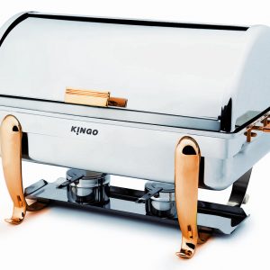 KG2001  - CHAFING DISH WITH GILT LEGS