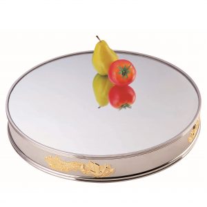 KG4020B  - ROUND MIRROR PLATE /ROSE