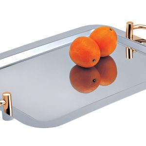 KG870220-2  - OBLONG TRAY WITH HANDLES