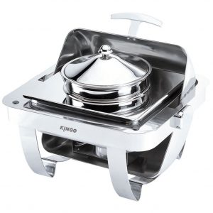 KGC6706 Square Soup Station with S/S Legs