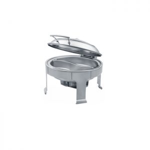 KGJ101 Round Chafing Dish with S/S Legs and Glass Lid