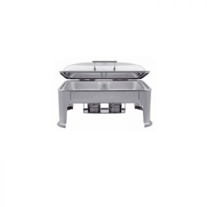 KGJ104 Oblong 1/1 GN Chafing Dish with S/S Legs and Glass Lid