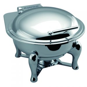 KGJ201G Round Chafing Dish with Steel Lid
