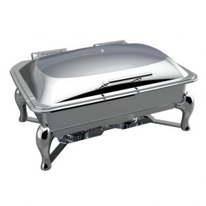KGJ204 Oblong Chafing Dish with 1/1 GN Glass Lid