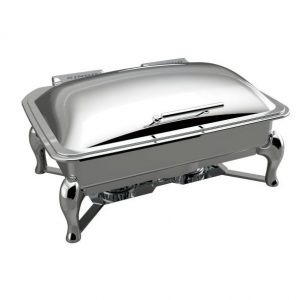 KGJ204G Oblong Chafing Dish with 1/1 GN Steel Lid