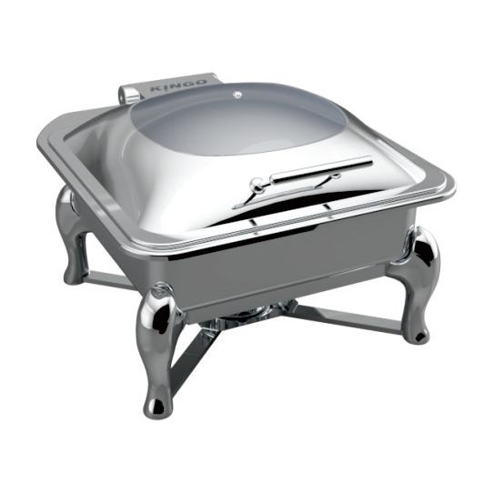 kgj206 KGJ206 Square Chafing Dish with 2/3 GN Glass Lid