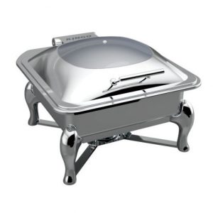 KGJ206G Square Chafing Dish with 2/3 GN Steel Lid